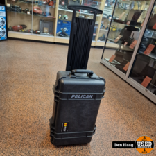 Pelican 1510 BKF Trolley Zwart met schuim  | Nieuwstaat