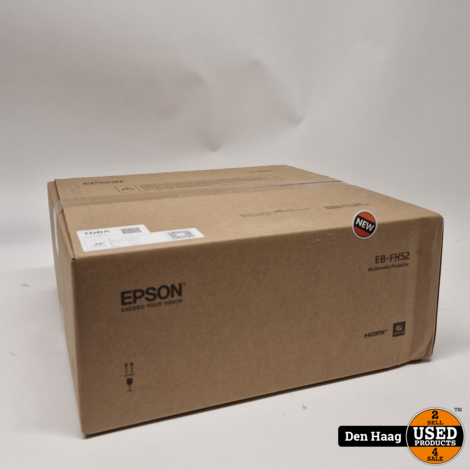 Epson EB-FH52 beamer Wit | Nieuw
