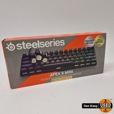 SteelSeries Apex 9 Mini Keybord | Nieuwstaat