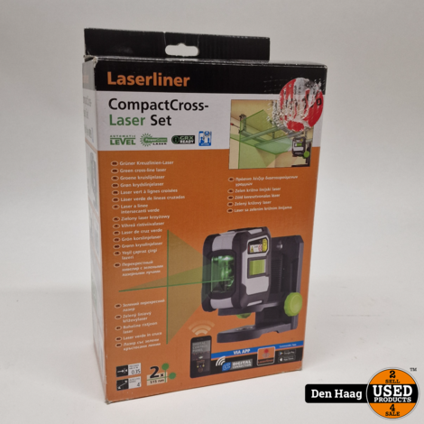 Laserliner CompactCross-Laser SET Groen |  Nieuw