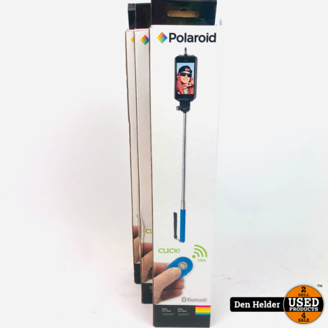 Polaroid Selfie Stick Bluetooth Blue - Nieuw