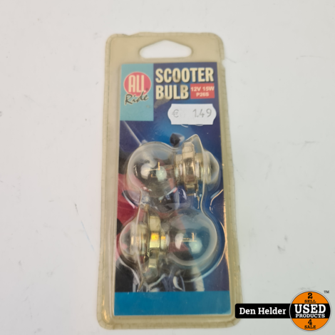 All Ride Scooter Bulb - Scooterlampjes - Nieuw!