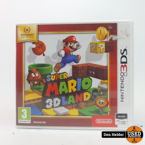 Locomotief Afscheid Pool Super Mario 3d Land Nintendo 3DS Game - In Nette Staat - Used Products Den  Helder