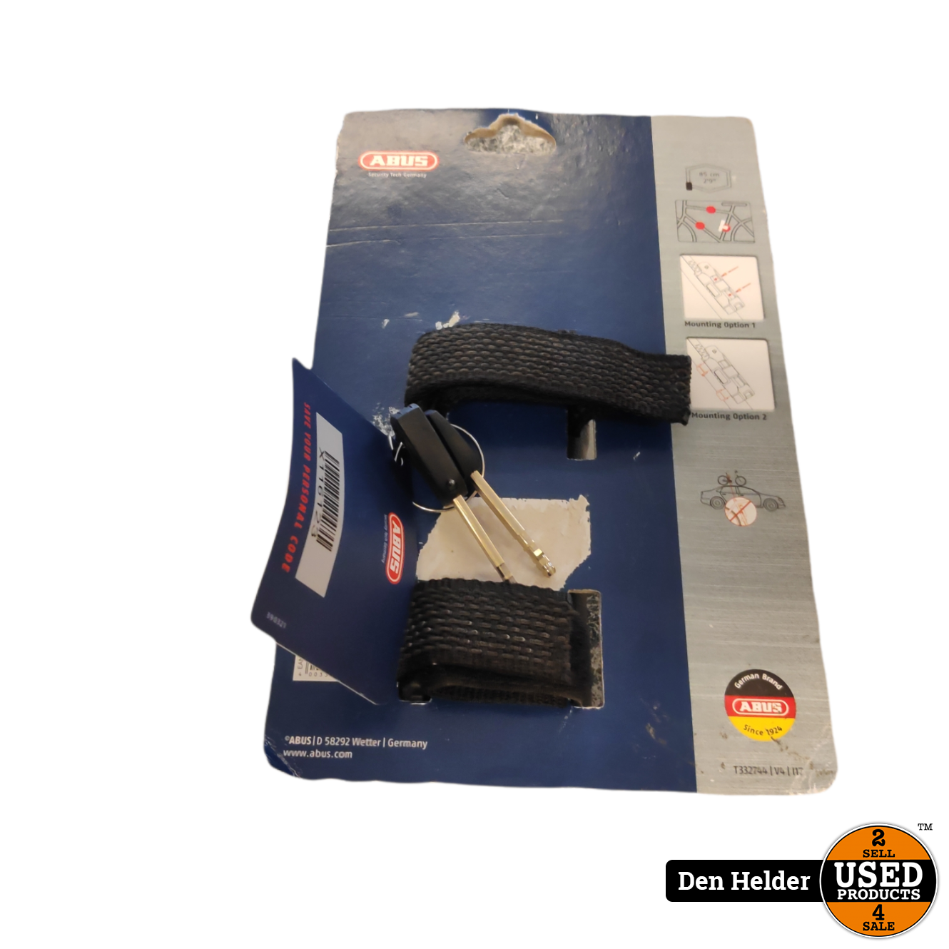 Abus Bordo Xplus 6450 Fiets Slot - Nieuw - Used Products Den Helder