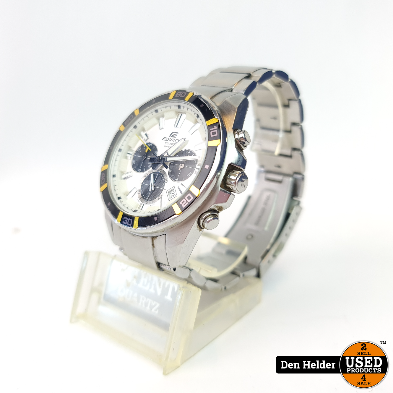 Benyar 5102 Herenhorloge - Leder band - Silver stainless steel - Unieke  huis, tuin en keuken apparatuur