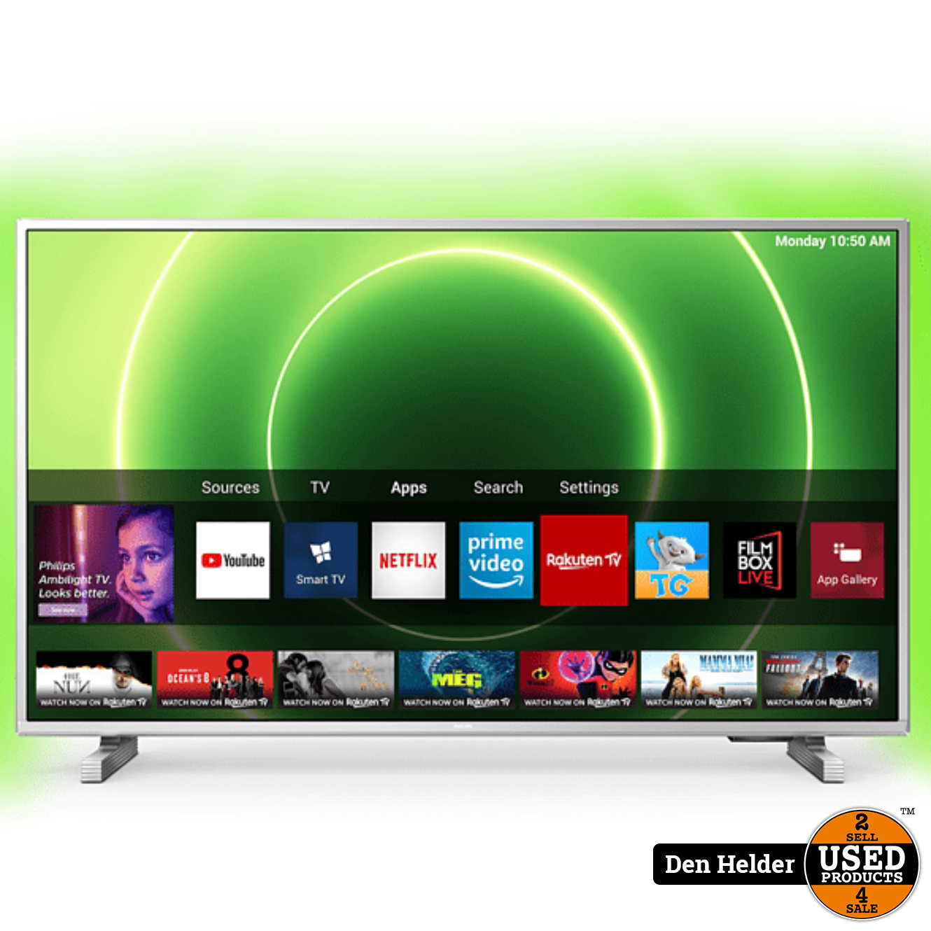 Leed Verlichting Zaklampen Philips 32PFS6906/12 32 inch Full HD 2021 Smart TV - Nieuw - Used Products  Den Helder