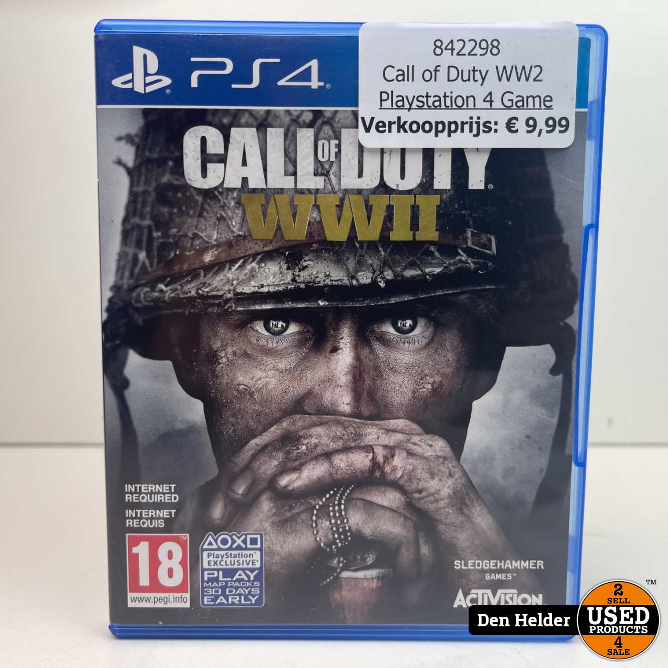 verwarring Voor een dagje uit schroef Call of Duty WW2 - Playstation 4 Game - Used Products Den Helder