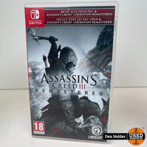 Assassin's Creed 3 - Nintendo Switch Games