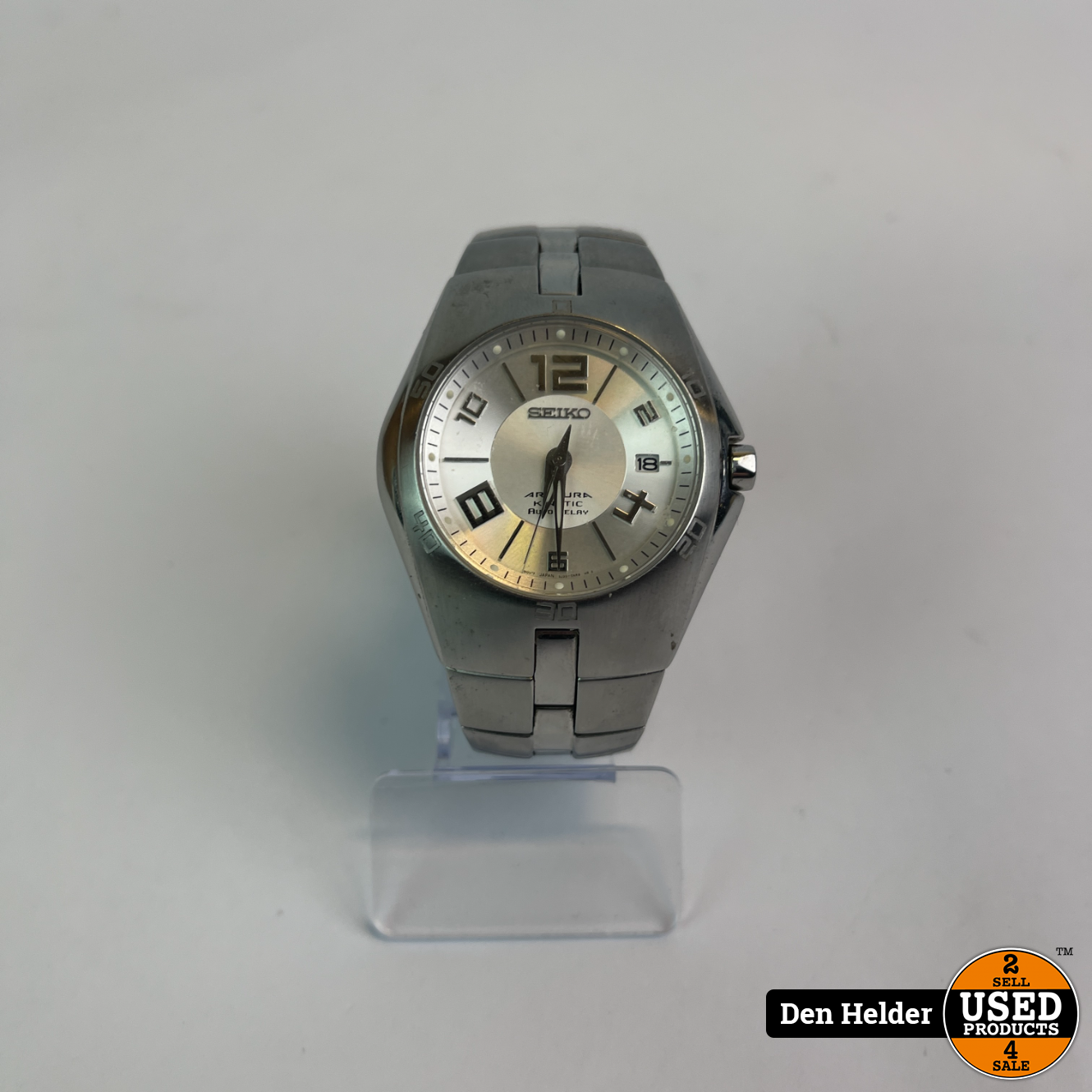 Seiko 5J32-0AP0 Heren Horloge - In Goede Staat - Used Products Den Helder