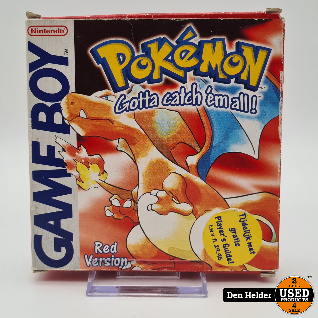 Pokemon Red Version Gameboy - Goede Staat - Used Den Helder
