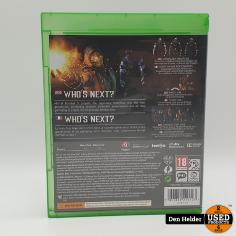 Mortal Kombat X Xbox One Game - In Nette Staat