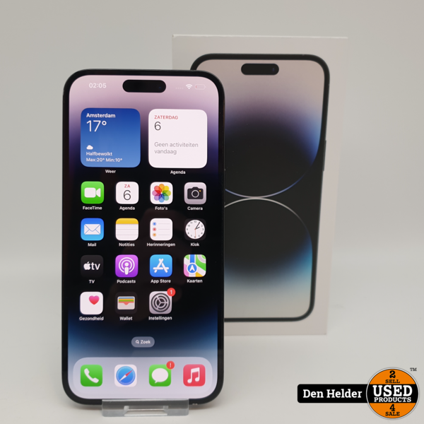 dubbel versieren aardbeving Apple iPhone 14 Pro Max 128GB Accu 100 - Extra Garantie 27-01-2024 - Used  Products Den Helder