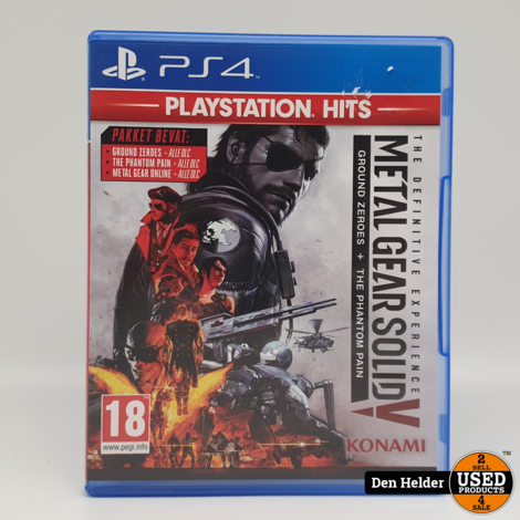 Metal Gear Solid V The Definitive Experience PS4 Game - In Nette Staat