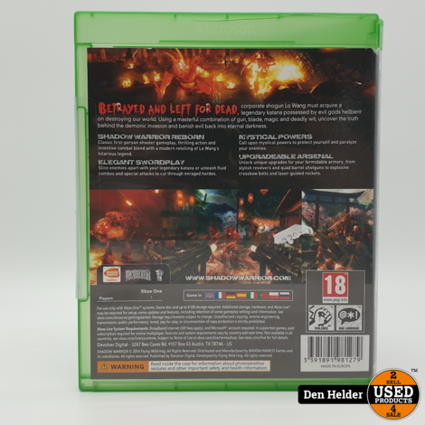 Shadow Warrior Xbox One Game - In Nette Staat