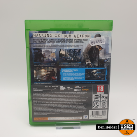 Watch Dogs Xbox One Game - In Nette Staat