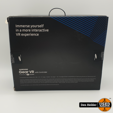 Samsung Gear VR Zwart met Controller SM-R324 in Goede Staat