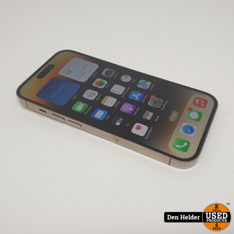 Apple iPhone 14 Pro 128GB Accu 100 - In Nette Staat