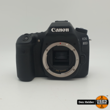 Canon EOS 80D (W) Body - In Goede Staat