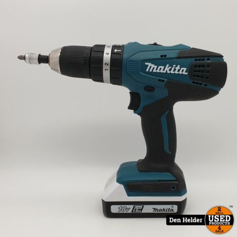 Makita HP457D 18V Accuboormachine - In Goede Staat