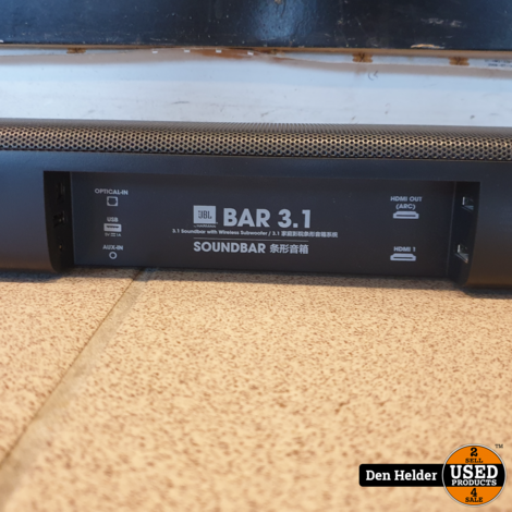 JBL Bar 3.1 450W Bluetooth Soundbar - In Nette Staat