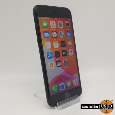 Apple iPhone 7 128GB Accu 100 Black - In Nette Staat