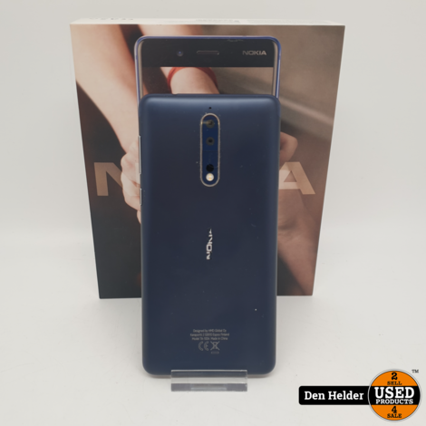Nokia 8 64GB Android 9 - In Nette Staat