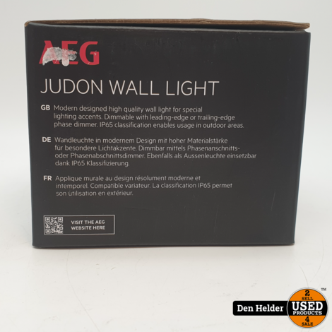 AEG Judon Wall Light - Nieuw in Doos