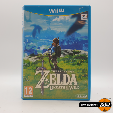 The Legend of Zelda Breath of the Wild Nintendo Wii U Game - In Nette Staat