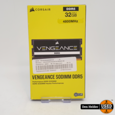 Corsair Vengeance Sodimm 32GB DDR5 2x 16GB Werkgeheugen - In Nette Staat