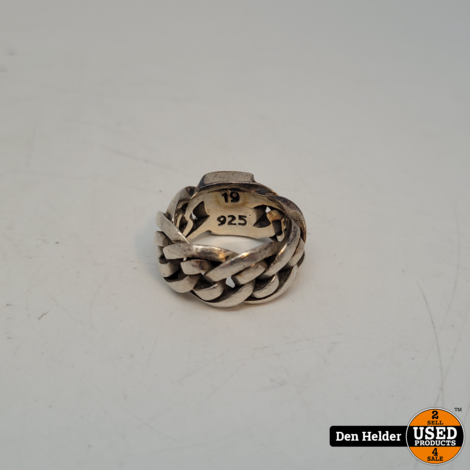 Buddha to Buddha Unisex Ring Maat 19 - In Goede Staat