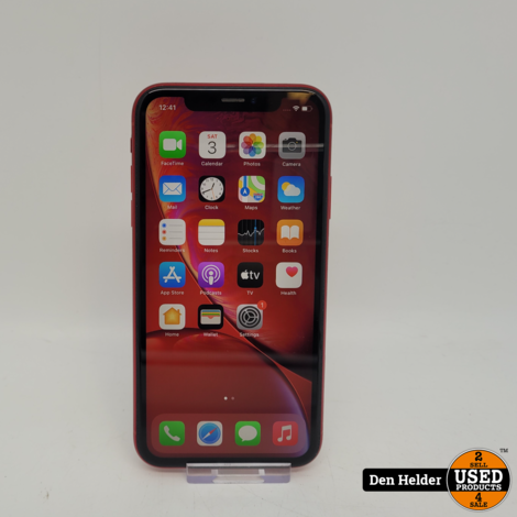 Apple iPhone XR 64GB Accu 93 - In Nette Staat