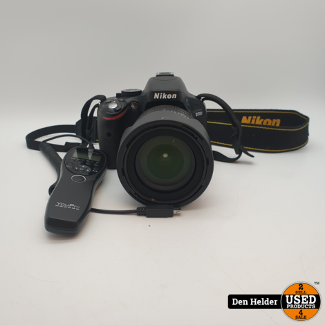 Nikon D5100 16.2MP Nikon F Full HD Spiegelreflexcamera - In Goede Staat
