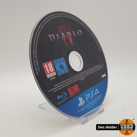 Diablo 4 Playstation 4 Game Disk Only - In Nette Staat