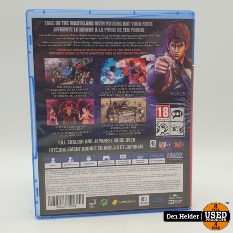 Fist of the North Star PS4 Game - In Nette Staat