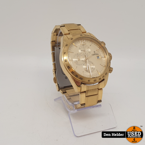 Festina F20266 Gold Heren Horloge - In Goede Staat