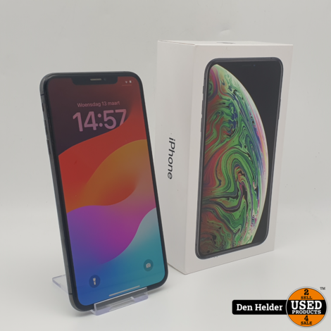 Apple iPhone XS Max 64GB Accu 85% - In Nette Staat