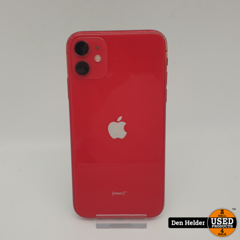 Apple iPhone 11 64GB Accu 81 - In Goede Staat