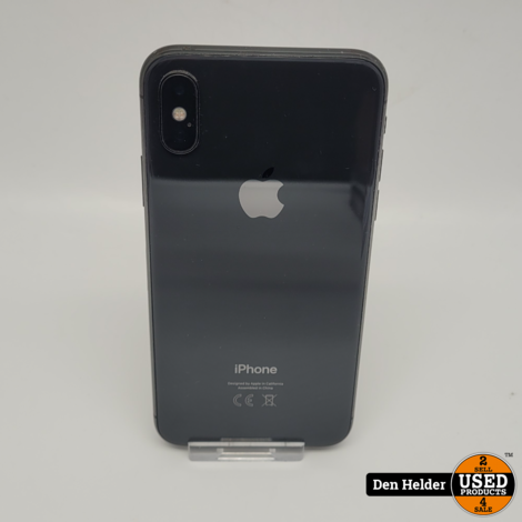 Apple iPhone X 64GB Zwart - In Nette Staat