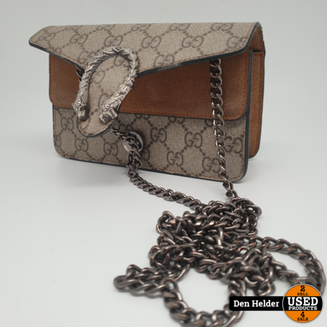 Gucci Dionysus GG Supreme super mini bag (origineel) - In Nette Staat