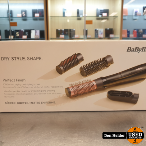 11-04 Babyliss Perfect Finish Föhnborstel AS126E - In Nette Staat