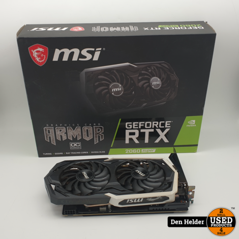 MSI Geforce RTX 2060 Super Videokaart 8GB - In Goede Staat