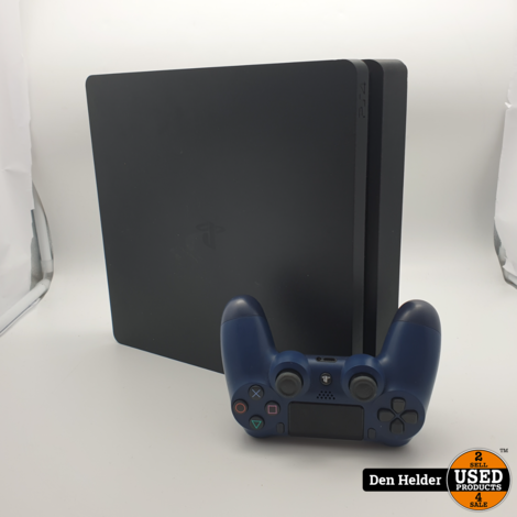 Sony Playstation 4 Slim 500GB Spelcomputer - In Goede Staat