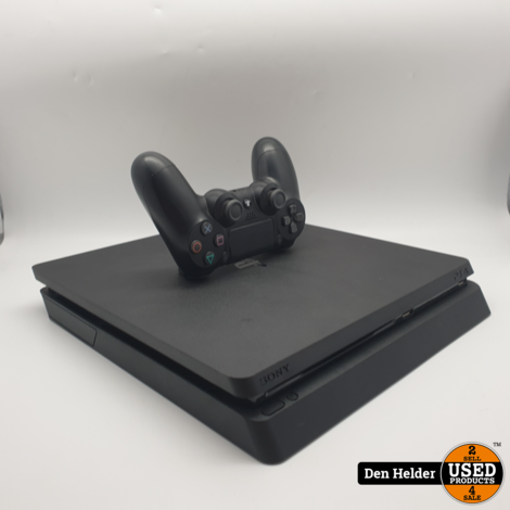 Sony Playstation 4 Slim 500GB Spelcomputer - In Nette Staat