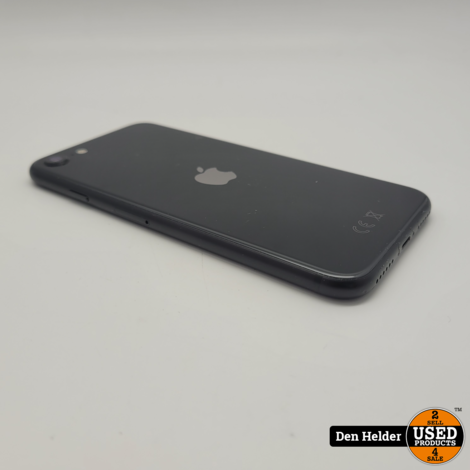 Apple iPhone SE 2020 64GB iOS 17 Accu 78% Zwart - In Nette Staat