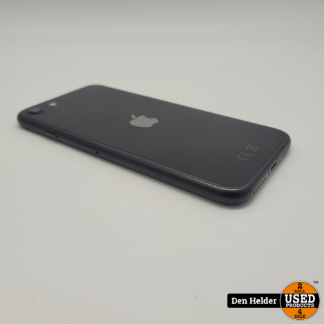 Apple iPhone SE 2020 64GB iOS 17 Accu 86% Zwart - In Nette Staat