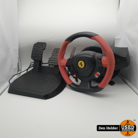 Thrustmaster Ferrari 458 Spider Racing Wheel Xbox Series X S Xbox One - In Goede Staat
