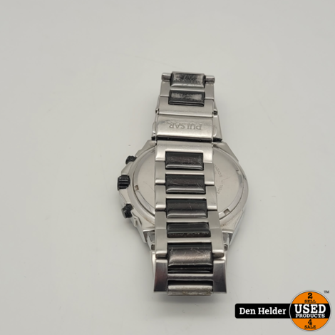 Pulsar Chronograph 100M VD53-X127 Heren Horloge - In Gebruikte Staat