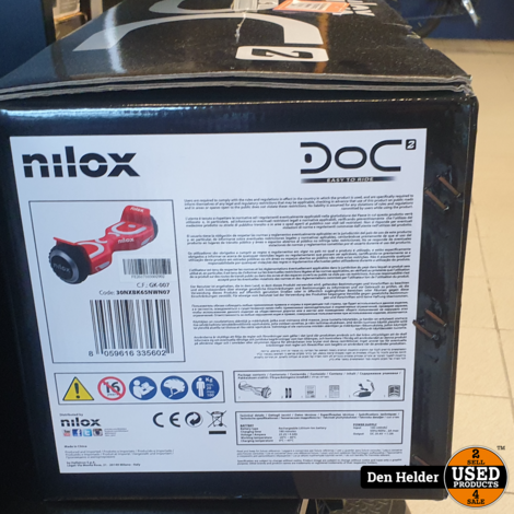 Nilox Doc 2 Hoverboard - Nieuw in Doos