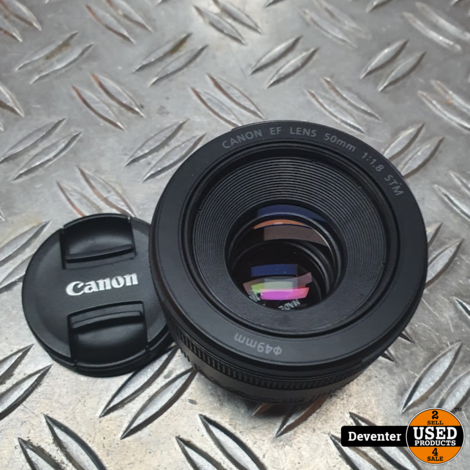 Canon EF 50 mm 1:1.8 STM in nette staat met garantie