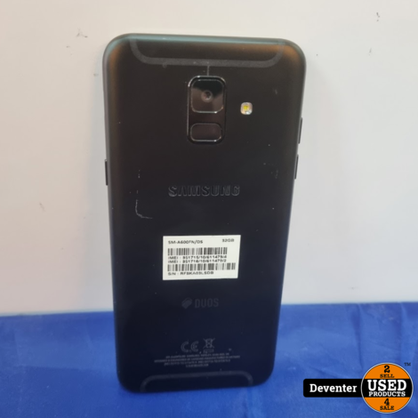 Samsung Galaxy A6 2018 32GB Zwart II Android 10